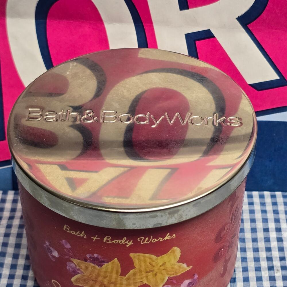 BBW Starfruit Sangria Large 3 Wick Candle Home Fragrance Scented Home Decor - Picture 2 of 3